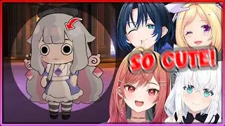 [ENG SUB/Hololive] Smol Biboo 3D is way too cute for the HoloJP girls