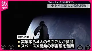 【民間宇宙飛行士】史上初の船外活動…10日打ち上げの宇宙船で