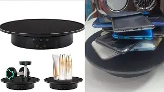 video shoot🤩 electric rotating display stand unboxing 🔥 January 23, 2023 mr.engraver