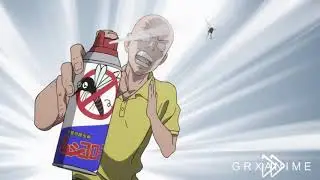 One Punch Man: Знакомство Сайтамы и Геноса! Сайтама убивает Москита!