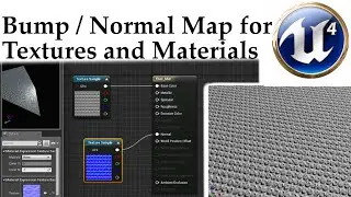UE4 & GIMP Tutorial - Normal Map Bump Map for Textures and Materials