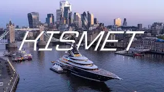 Luxury on the Thames: 122m Kismet Superyacht Iconic London Arrival
