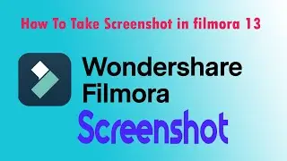 How To Take Screenshot in Filmora 13 Video Edittor 