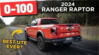 2024 Ford Ranger Raptor review: 0-100, 1/4 mile & engine sound