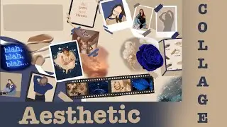 How to make an aesthetic collage wallpaper