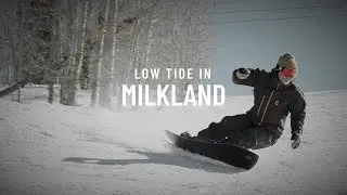 Low Tide in Milkland - surfy snowboard carving