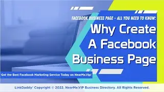 Why Create A Facebook Business Page