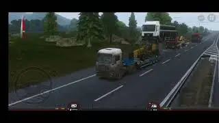 Kamyon Simülatör Oyununda İlginç Bir Kaza #truck #trucksimulator #truckdriver #gameplay