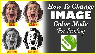 Coreldraw Tips & Tricks || How to Change Image Color Mode for Printing By Anas Graphics : 2019