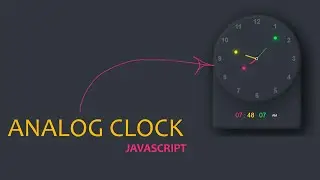 Analog and digital clock Design in HTML | CSS | JavaScript 