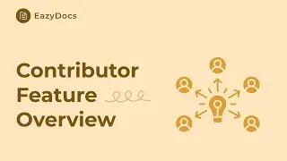EazyDocs contributor feature overview