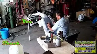 Easy Job! You Can Do It Yourself. Repairing & Painting A Small Damage, On A Rear Bumper. part 3