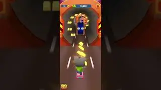 TALKING TOM GOLD RUN - ALL CHARACTERS FUSION BLUEBERRY & SLIME DOWN FUNNY FAIL SLOW&MO #shorts