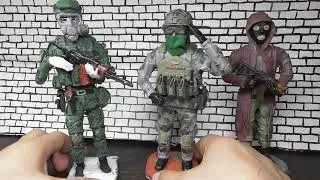 Боец России из ПЛАСТИЛИНА