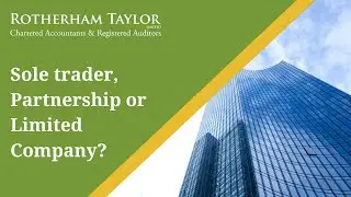 Should I operate as a sole trader, a partnership or a limited company?