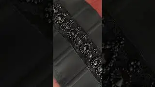 Подгрудный вышитый пояс корсет черный/ Haute couture  from JULINA.