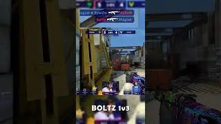 INSANE boltz 1v3 clutch vs Vitality #shorts #csgo