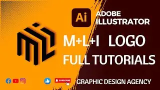 How to create a stunning M+L+I Logo in illustrator / Full Step-by-Step Guide   Full M+L+I Logo |Step