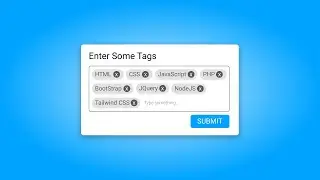 How To Create Add Tags Input Using React.js | React Hooks & CSS