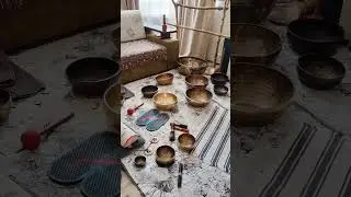 Вибрационно-акустический массаж тибетскими поющими чашами #soundhealing #поющиечаши
