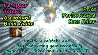 POE 3.18 | Feared on a 5-link | Ice Spear Totems Ascendant Build Guide | Hierophant Viable