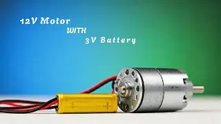 🚀 12V Motor with 3V Battery – UNBELIEVABLE RESULTS! ⚡🔥