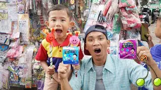 Uncle SEPTI PICKS UP ALI FROM SCHOOL 🏫 Buy Latto latto Candy | Ali vlog