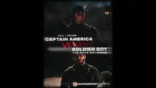 Captain America vs Soldier Boy || who will win??