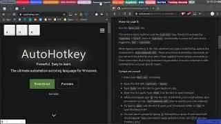Using this public AHK script for search and run