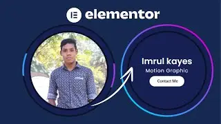 Circular Team Member Card with BORDER ANIMATION and HOVER Effects | Elementor | WordPress Video 2024