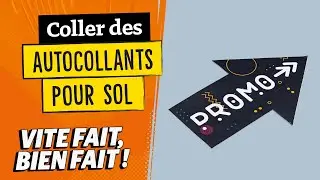 Vite fait, bien fait : coller des autocollants pour sol