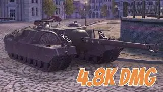WoT Blitz Best Replay ● T95 Turtle ● 4.8K DMG ● 6 KILLS ● Ace Tanker