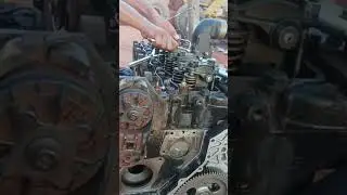 setting valve grader 4140 liugong #engine  6BTAA.C150 CUMMINS #juankztech #video #channel