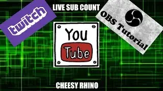 How to put your live subscriber count on your OBS Stream
