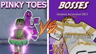 [YBA] PINKY TOES vs. All Bosses