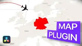 Documentary Style WORLD MAP Plugin for DaVinci Resolve!