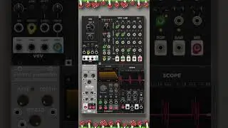 Pulsar Synthesis Drone with VCO Lab #shorts