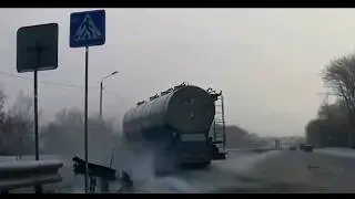ЖЕСТЬ! НОВИНКА!  АВАРИИ, СТОЛКНОВЕНИЯ С БОЛЬШЕГРУЗАМИ !