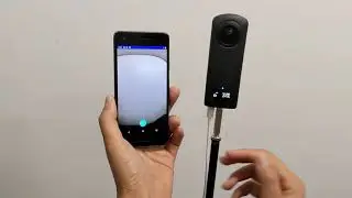 RICOH THETA official mobile sdk library and Android demo complete build and install