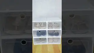 Rak sepatu susun