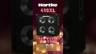 #shorts Hartke 410XL - Bass Cabinet / 400 Watts @ 8 Ohms / Four Hartke XL 10" Aluminum Bass Drivers