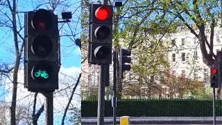 Microsense Traffic Lights on Holland Park Avenue, Notting Hill (London)