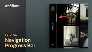 Vertikale Navigation mit Scroll-Balken (Progress Bar)