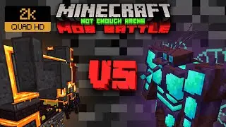 NETHERITE MONSTROSITY VS WARPED MOSCO | Minecraft Mob Battle