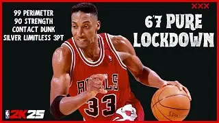 INSANE LOCKDOWN BUILD IN NBA 2K25 | 99 STEAL, 90 STRENGTH & CONTACT DUNKS!