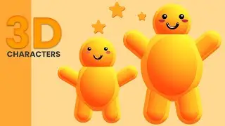 Create your First 3D Character with Spline |easy and simple|2021