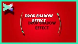 Drop Shadow Text Effect On Filmora X | Filmora Effects Tutorial