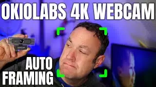 This Okiolabs A10 4K webcam has auto tracking!