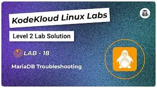 MariaDB Troubleshooting