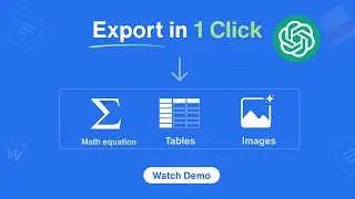 How to save ChatGPT Conversation as Google Docs  | 1 Click